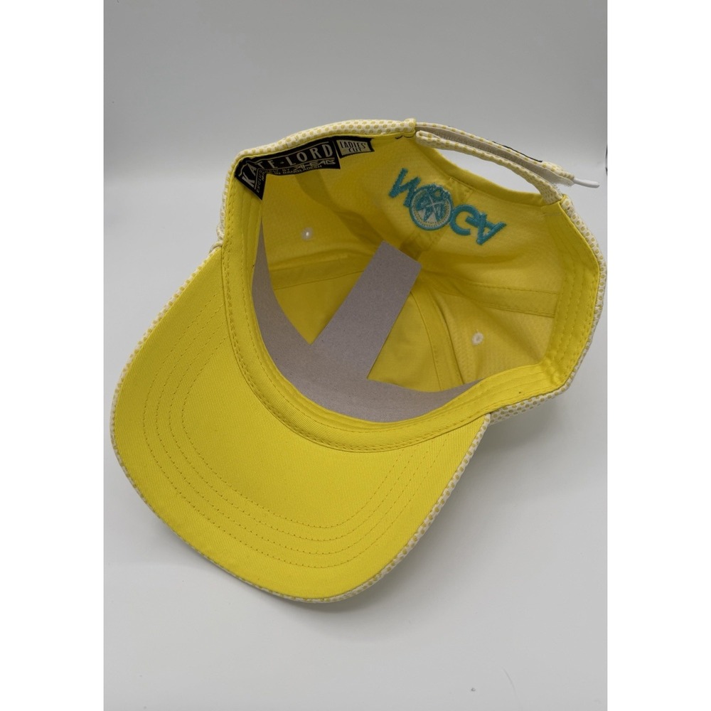 Kate Lord Ladies Cut Yellow Golf Hat Ohio Girls Golf Foundation New With Tags - Picture 5 of 7